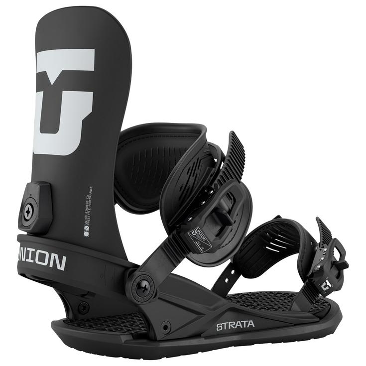 Union Fijaciones snowboard Strata Black Presentación