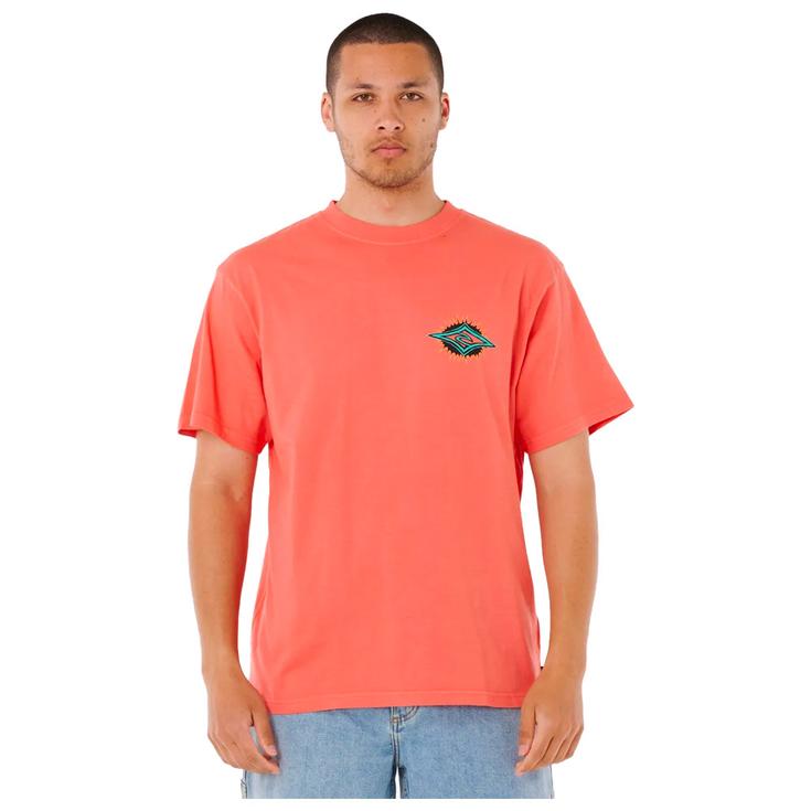 Rip Curl Tee-Shirt Raw Burst Tee Shirt Rose Sky Overview