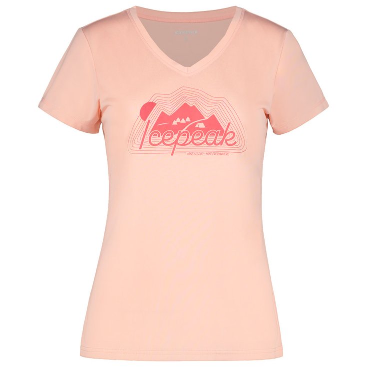 Icepeak Wandel T-shirt Burnham Rose Pale Voorstelling