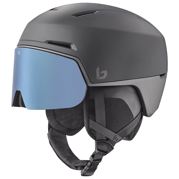 Bollé Casco con visera X-Fusion Pure Mineral Black Matte Brown Blue Presentación