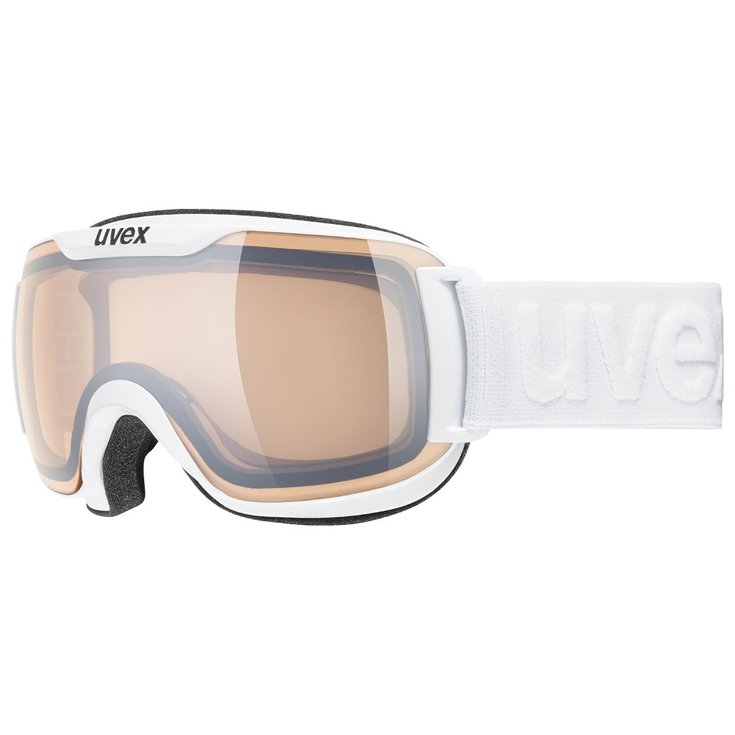 Uvex Máscaras Downhill 2000 S V White Mirror Silver Variomatic Presentación