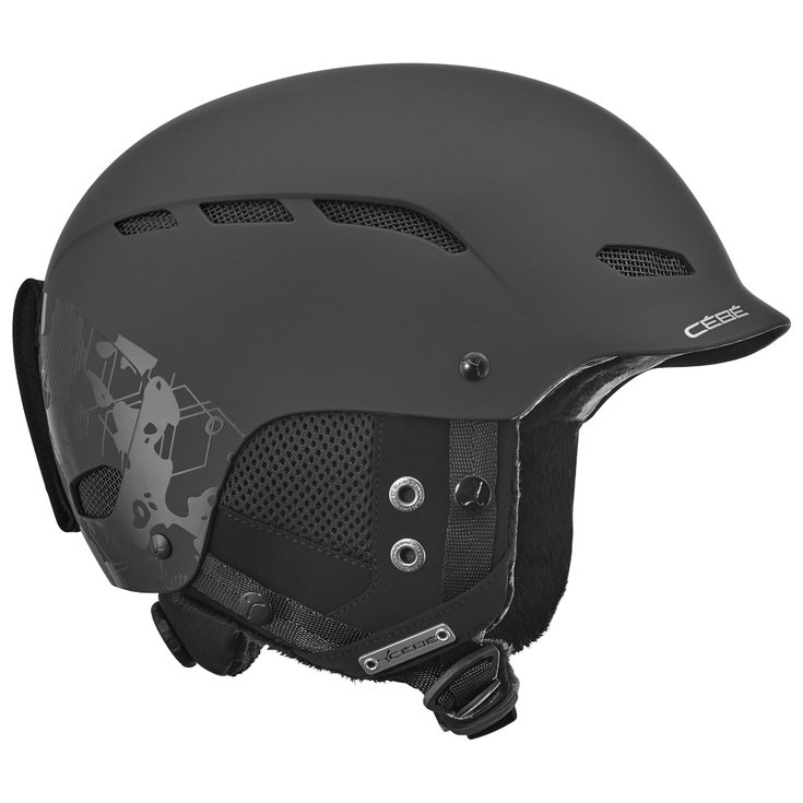 Cebe Helmet Dusk Full Matt Black Geometric Camo Overview