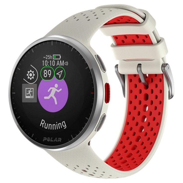 Polar GPS watch Pacer Pro White Red Overview