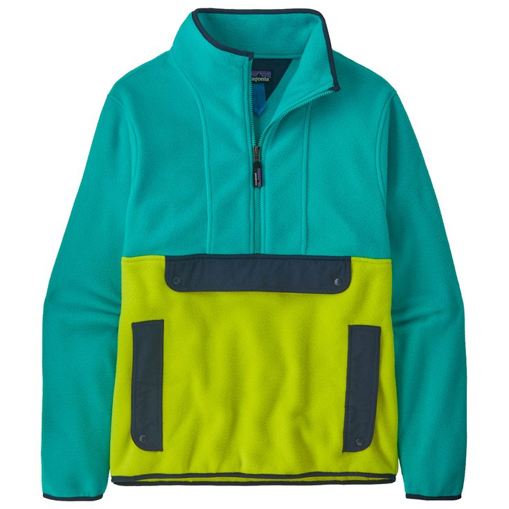 Patagonia Fleece Synch Anorak Phosphorus Green Winter 2024 Glisshop