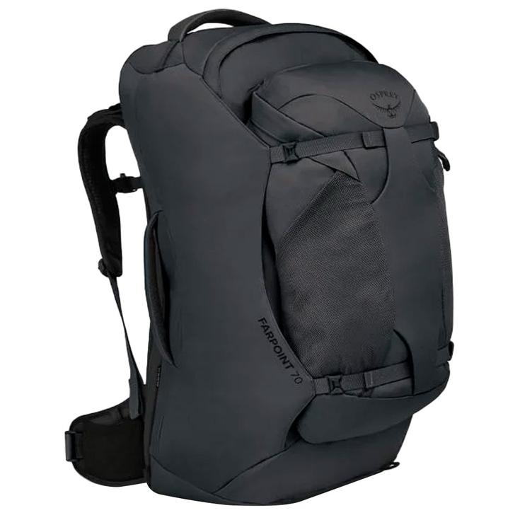 Osprey Borsone Farpoint 70 Tunnel Vision Grey Presentazione