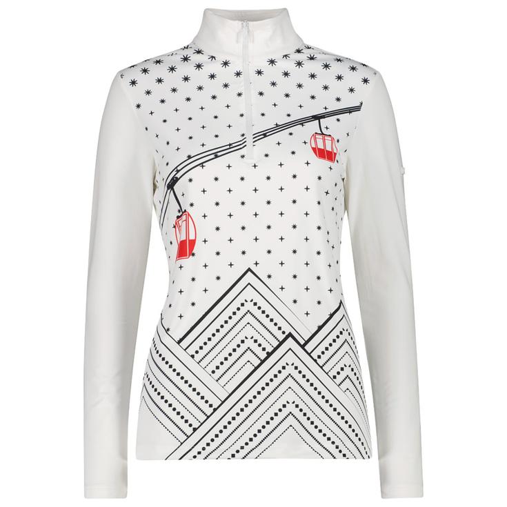 CMP Pile Woman Sweat Bianco Presentazione