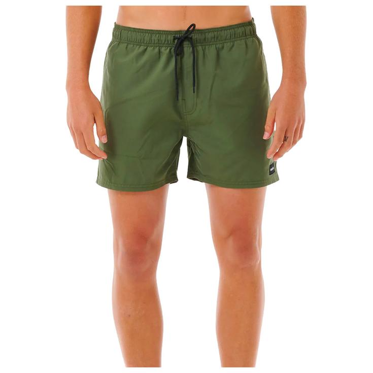 Rip Curl Bañador Volley Offset 15’’ Dark Olive Presentación