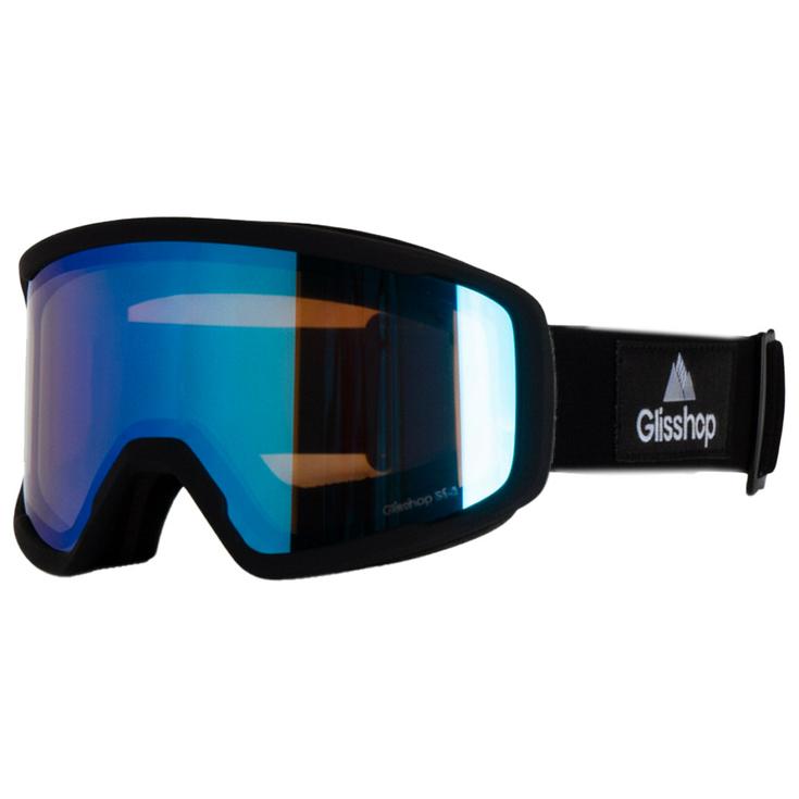 Glisshop Máscaras Mountain Belledonne Black Adaptive Blue Mirror Presentación