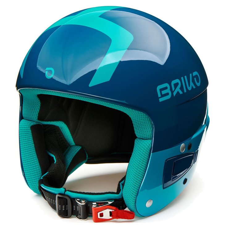 Briko Casque Vulcano Fis 6.8 Shiny Blue Light Blue Présentation