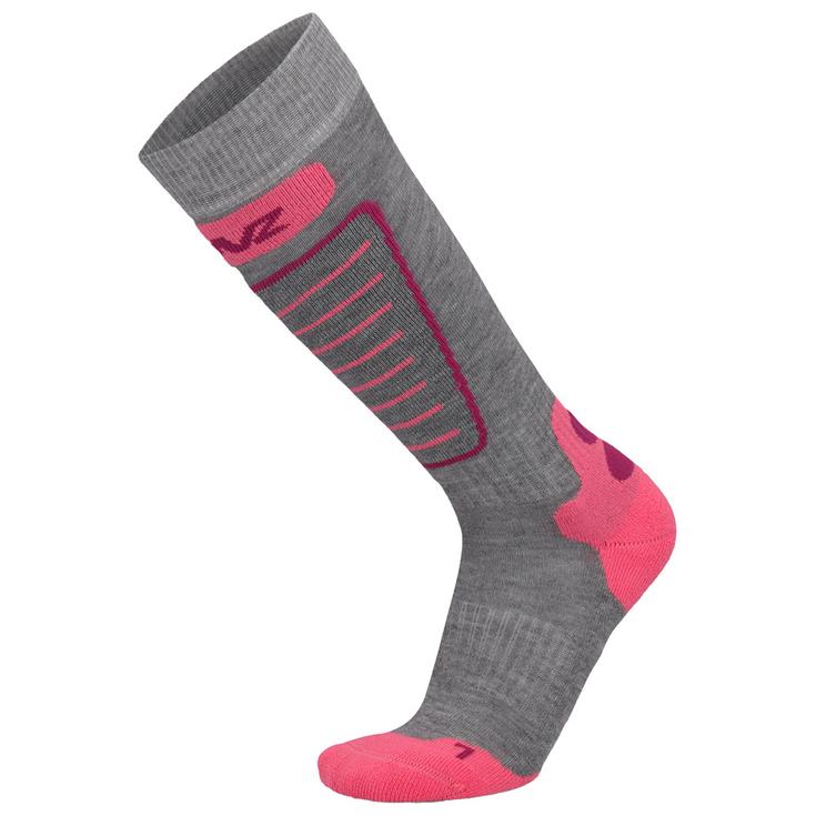 Lenz Socks Skiing Kids Grey Pink Overview