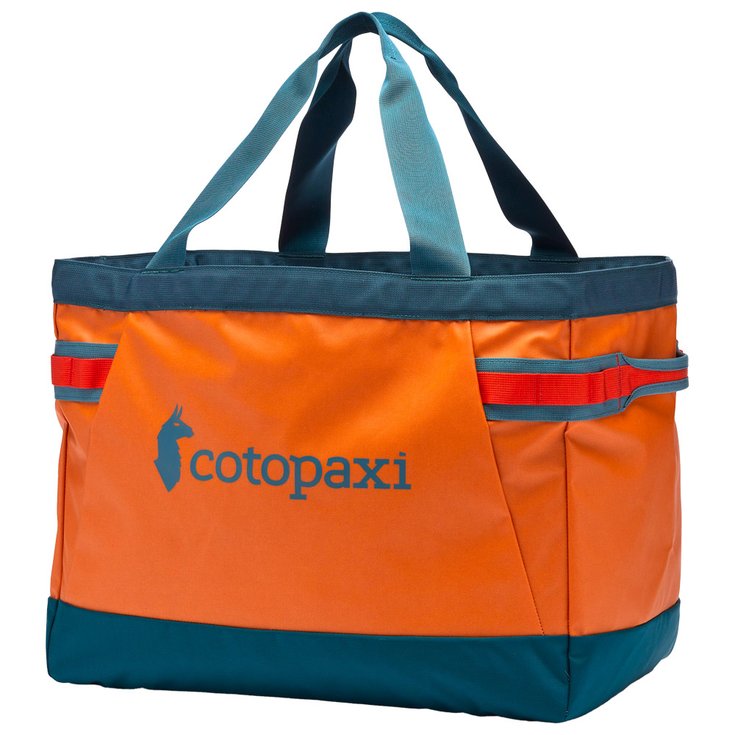Cotopaxi Reisetasche Allpa 60L Gear Hauler Tote Tamarindo Abyss Präsentation