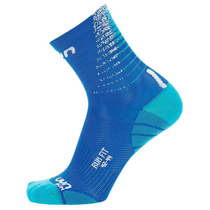 Uyn Socken Run Fit Blue Turquoise Präsentation