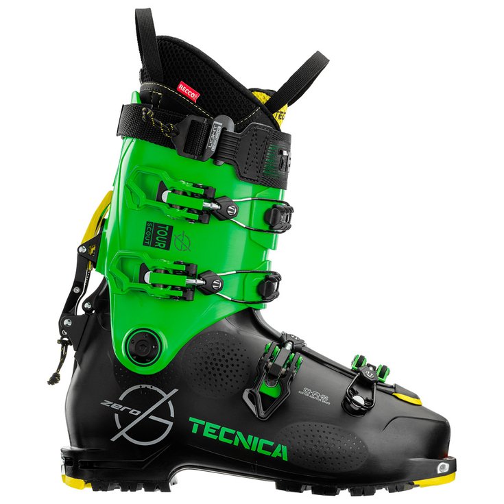 Tecnica Chaussures de Ski Randonnée Zero G Tour Scout Black Green Présentation