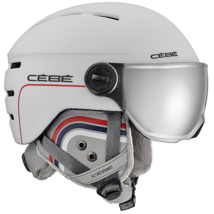 Cebe Visor helmet Fireball Junior Matt White Patriot Line Overview