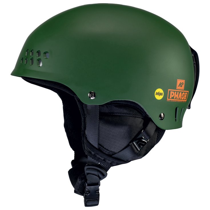 K2 Casque Phase Mips Forest Green Dessous