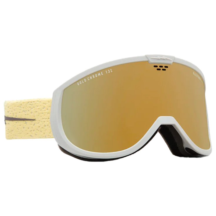 Electric Skibrille Cam Canna Speckle Gold Chrome Präsentation