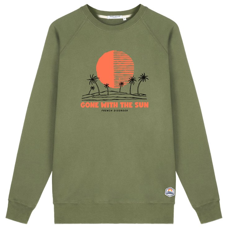 French Disorder Sweatshirt Clyde Gone With The Sun Khaki Overview
