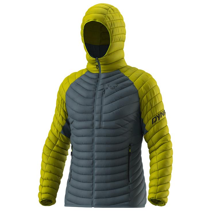 Dynafit Chaqueta de plumas Radical Down RDS Hooded Jkt M Golden Lime Presentación