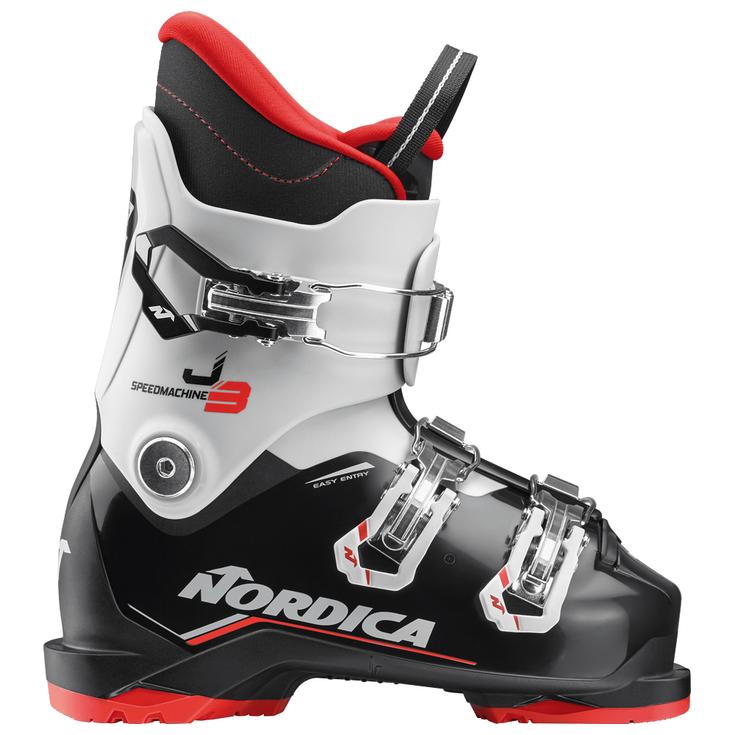 Nordica Skischuh Speedmachine J 3 Black Grey Red Präsentation