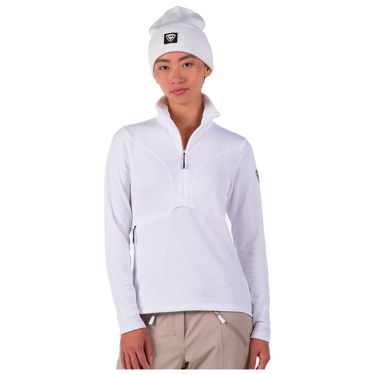 Rossignol W Blackside Fleece Half Zip White 