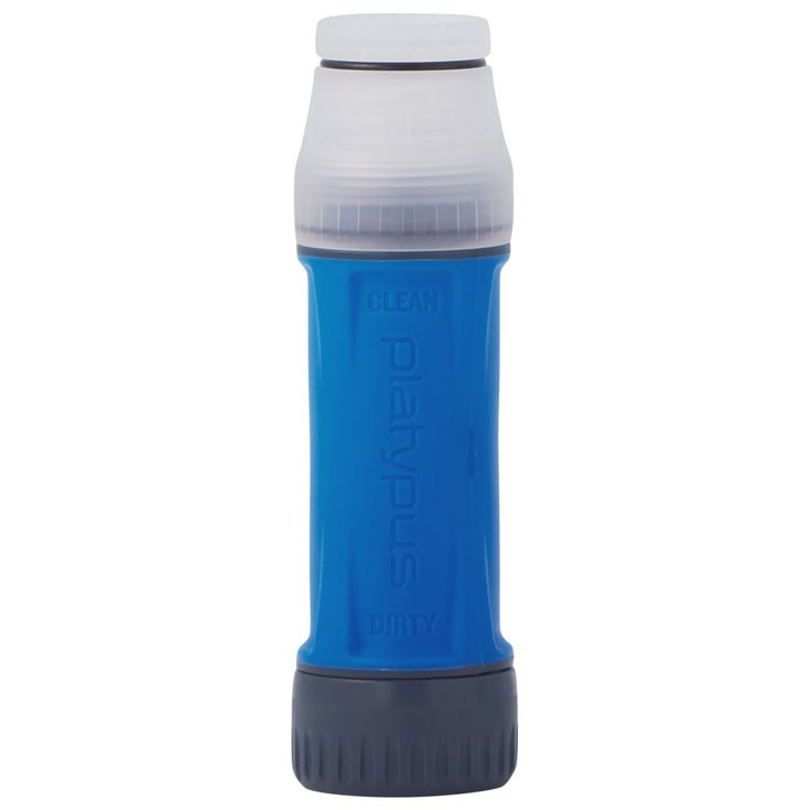 Platypus Strohhalm-Wasserfilter Quickdraw 1L Filter System Blue Präsentation