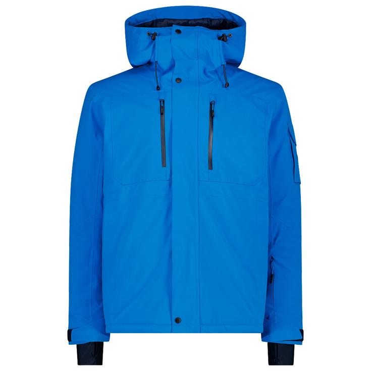 CMP Giubbotto tecnico Man Jacket Fix Hood Royal Blue Presentazione