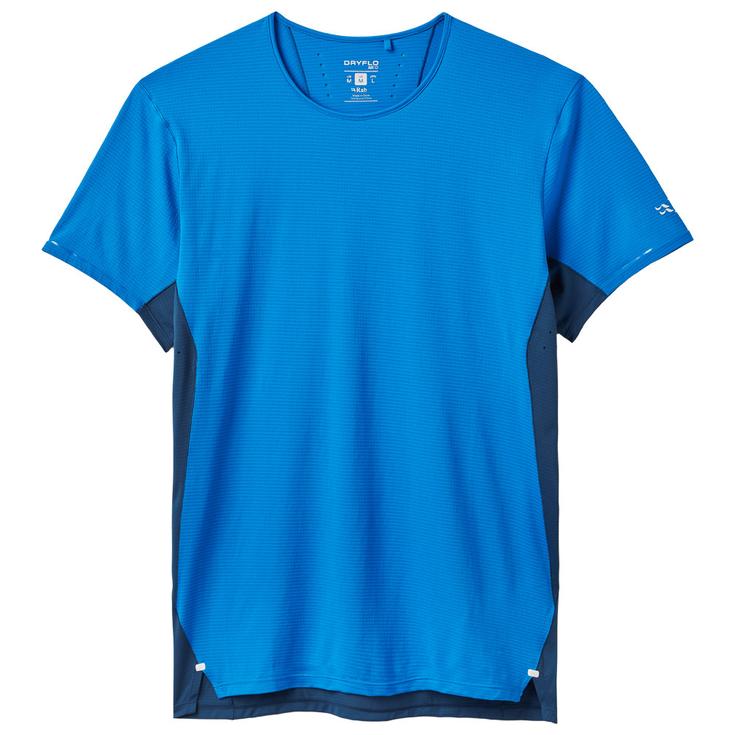 RAB Trail T-Shirt Sonic Ultra Maya Blue Tempest Blue Präsentation