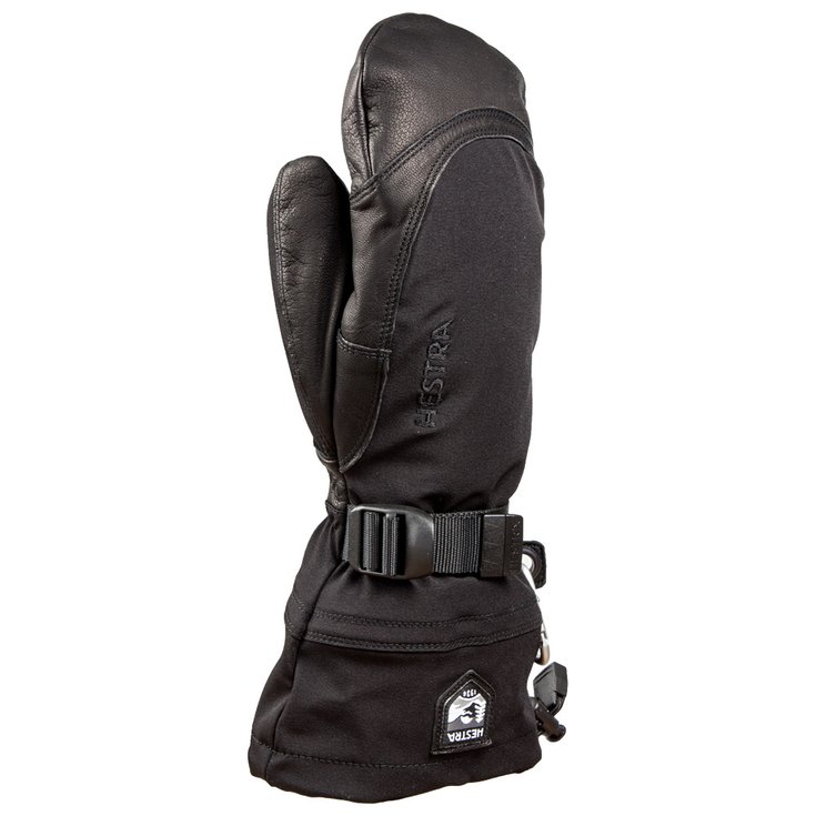 Hestra Mitten Army Leather Extreme Black Overview