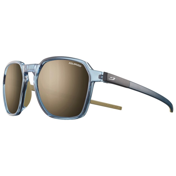 Julbo Sonnenbrille Drive Bleu Translucide Brillant Marron Clair Spectron 3 Polarized Präsentation