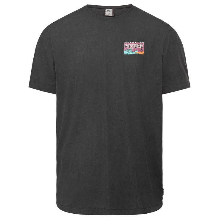 Picture Tee-shirt Timont Surf Tee Black Overview