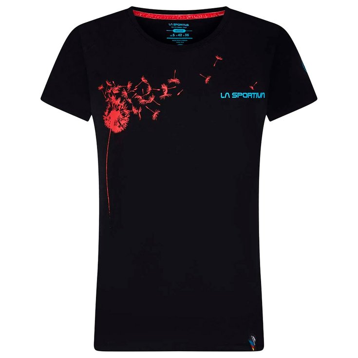 La Sportiva Camiseta de escalada Windy T-Shirt Black Presentación