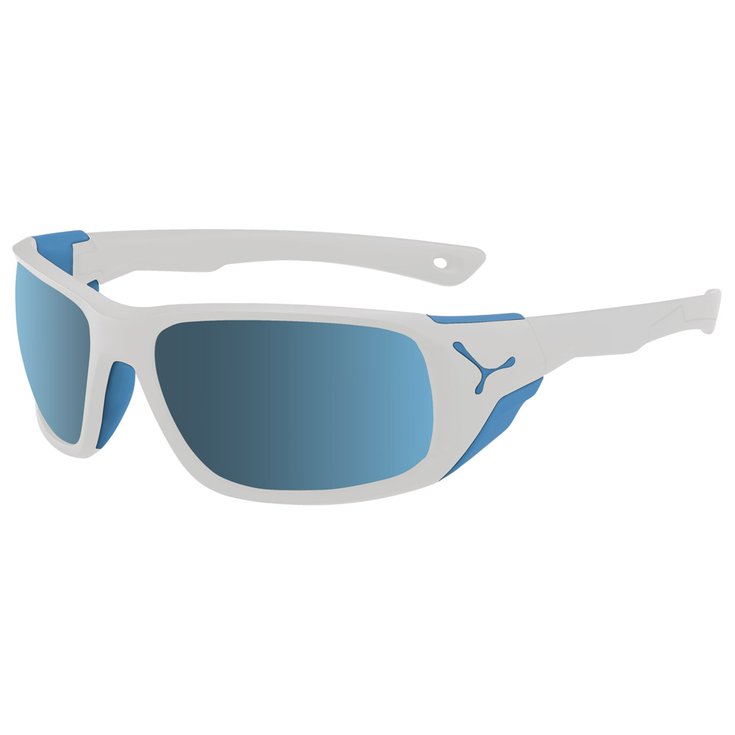 Cebe Sunglasses Jorasses L Matt White Blue Peak Grey Blue Overview