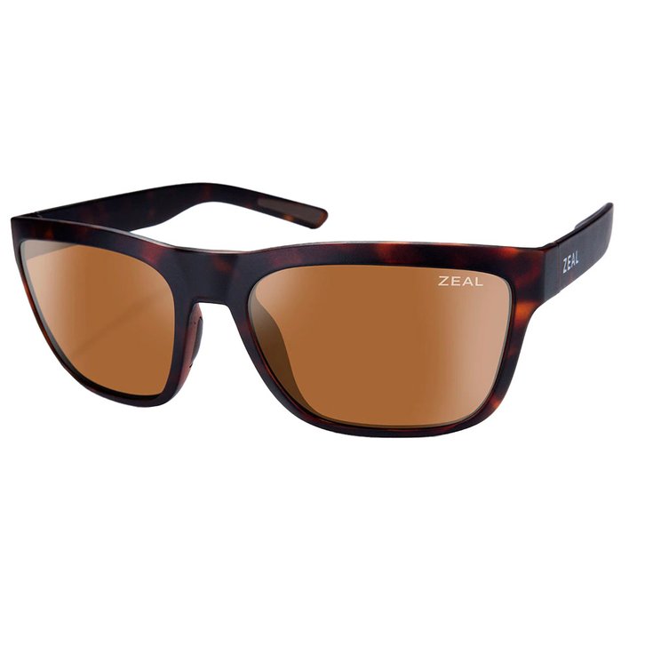 Zeal Gafas Kittredge Matte Brown Havana Ellume Polarized Copper Presentación