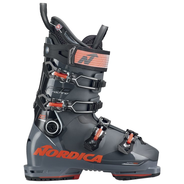 Nordica Chaussures de Ski Pro Machine 110 Gw Anthracite Black Red Devant