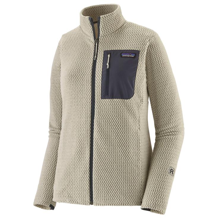 Patagonia Fleece W's R1 Air Jacket Wool White Präsentation