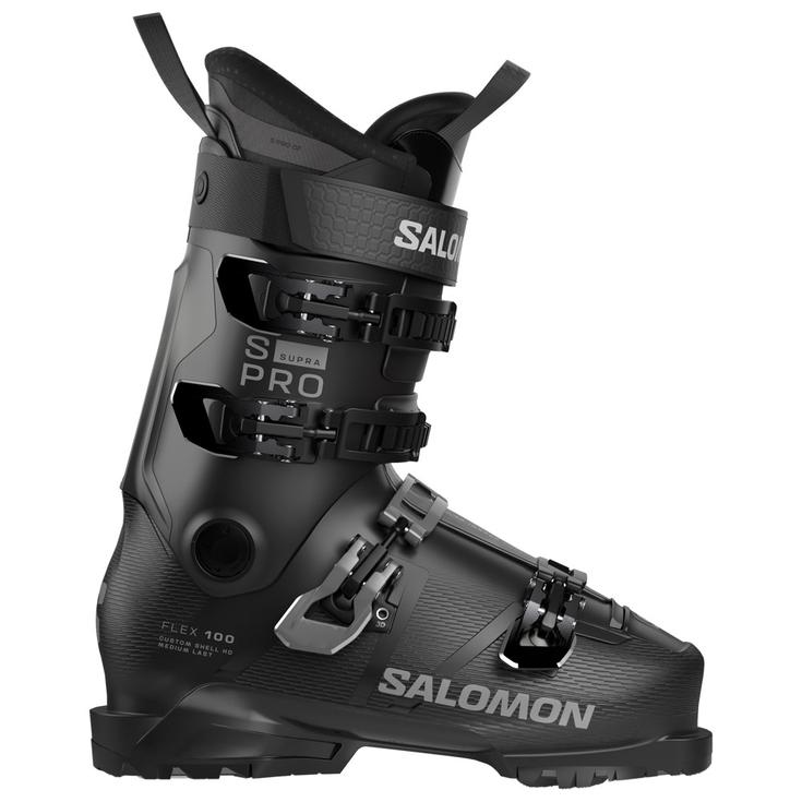 Salomon Skischoenen S/Pro Supra 100 Black Dark Grey Met. Beluga Voorstelling