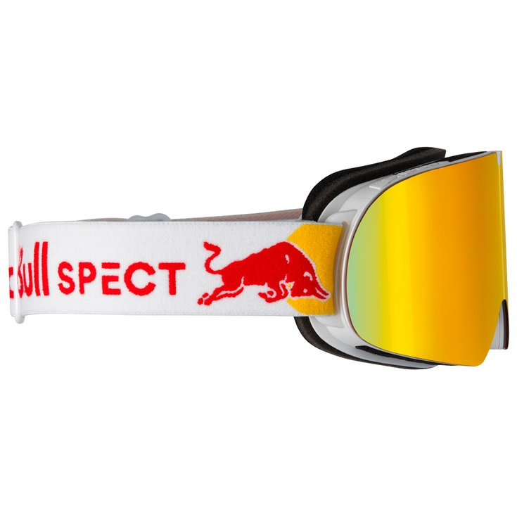 Red Bull Spect Soar Matt White Orange Red Mirror 