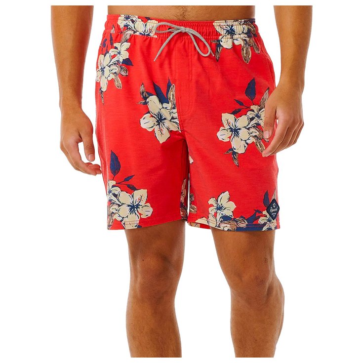 Rip Curl Boardshorts Aloha Hotel Volley Hibiscus Red Overview