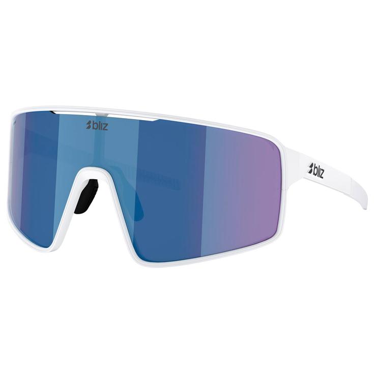 Bliz Lunettes de soleil P001 Matte White Grey Blue Présentation