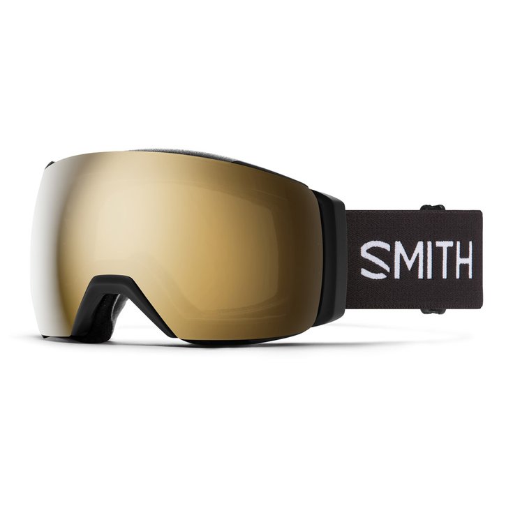 Smith Masque de Ski I/O Mag XL Black Chromapop Sun Black Gold Mirror + Chromapop Storm Rose Flash Présentation