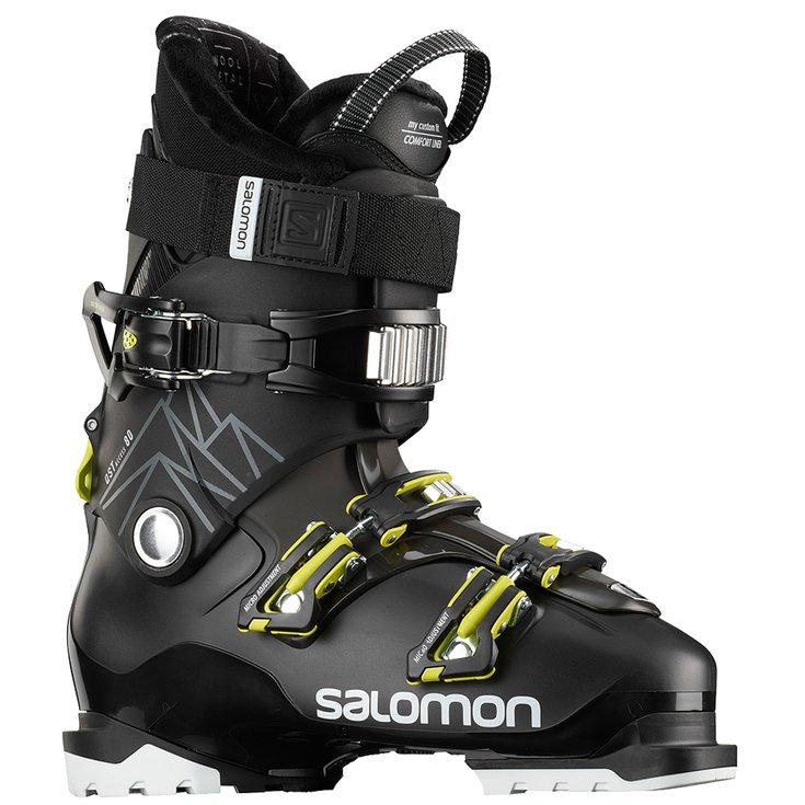 Salomon Chaussures de Ski Qst Access 80 Black Beluga Black 