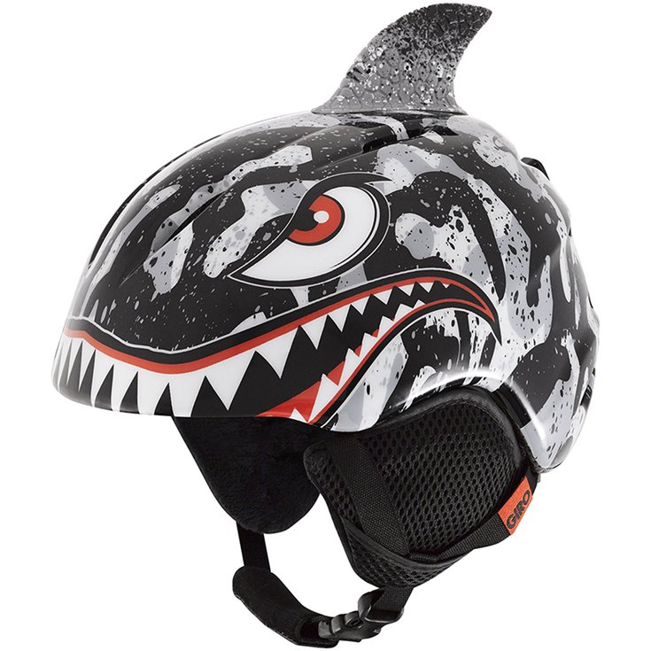 Giro Helmen Launch Plus Black Grey Tiger Shark Voorstelling