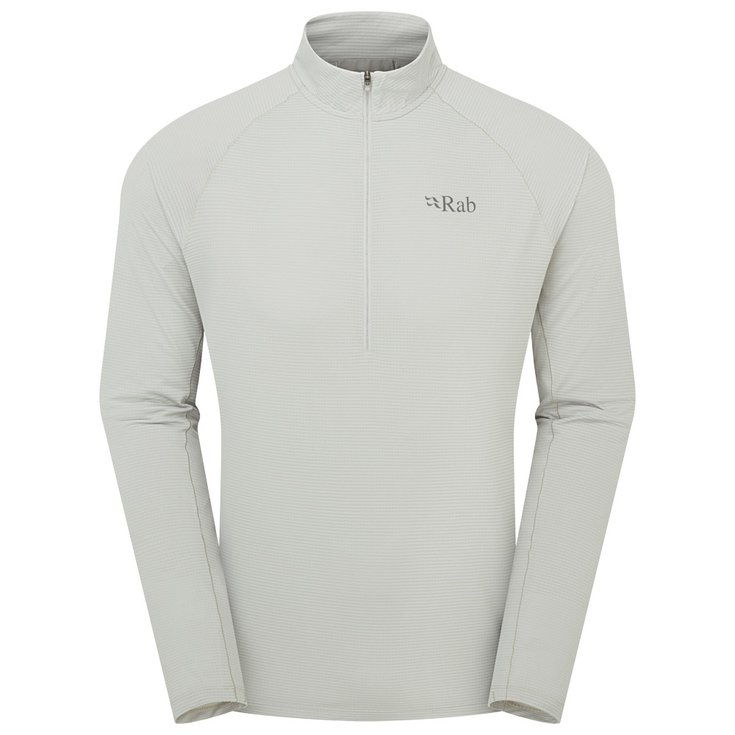 RAB Wandel T-shirt Sonic Long Sleeve 1/4 Zip Light Zinc Voorstelling