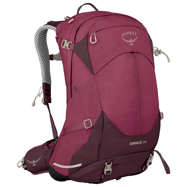 Osprey Zaino Sirrus 34 Eldeberry Purple Chiru Tan Presentazione Osprey Zaino Sirrus 34 Eldeberry Purple Chiru Tan Presentazione