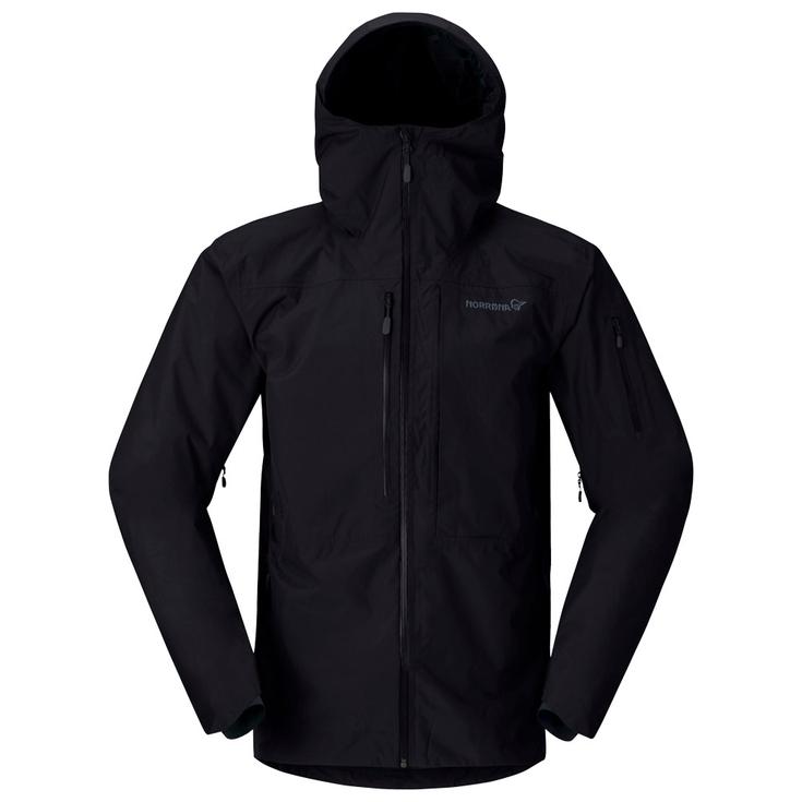 Norrona Giubbotto tecnico Lofoten Gore-Tex Insulated Jkt Caviar Presentazione