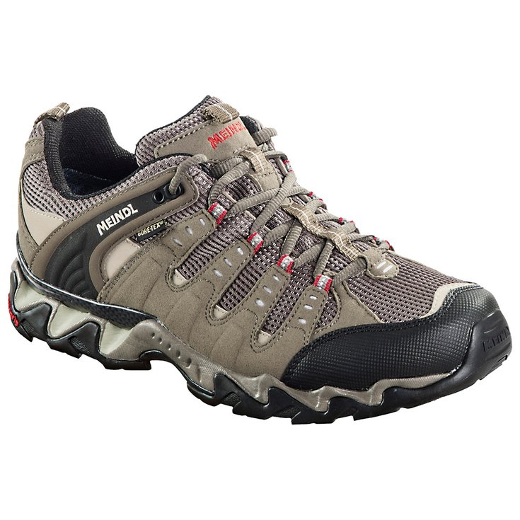 Meindl Hiking shoes Respond Gtx Marron Rouge Overview