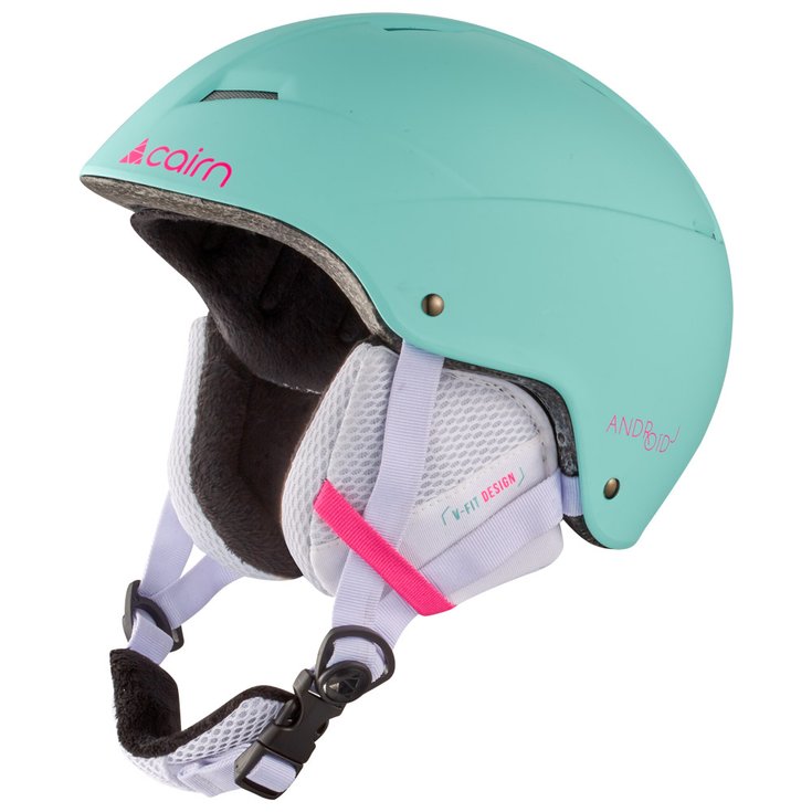Cairn Helmet Android Junior Turquoise Neon Pink Overview