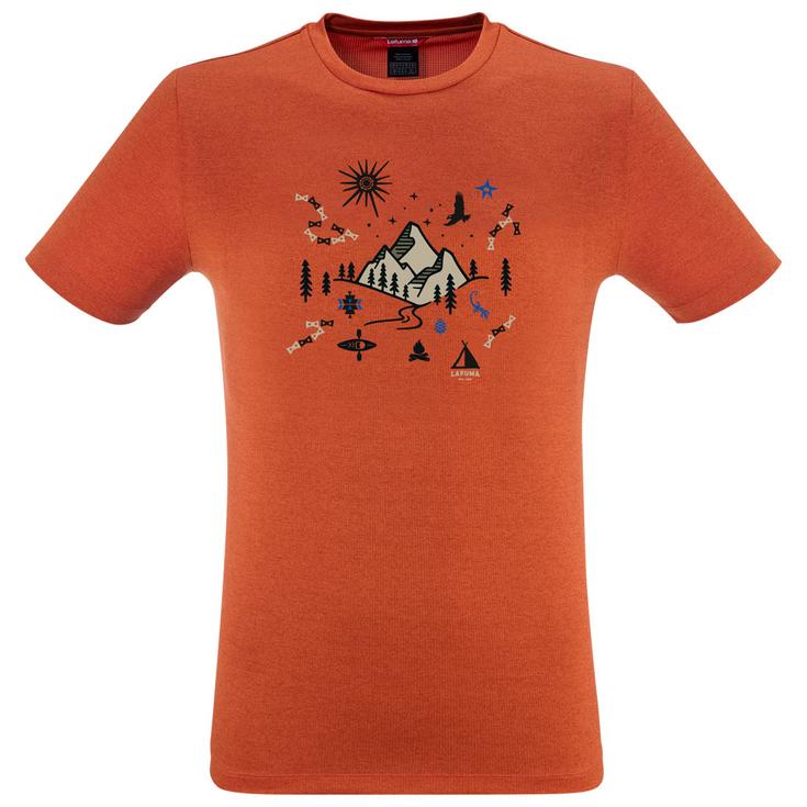 Lafuma Tee-shirt de rando Shift Tee M Brick Red Présentation