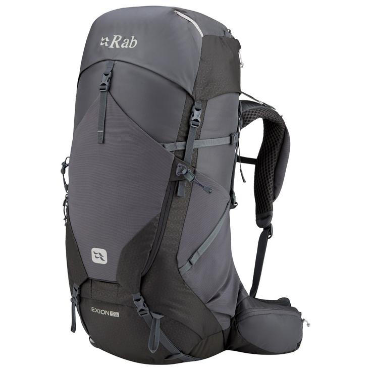 RAB Rucksack Exion 55 Anthracite Graphene Präsentation