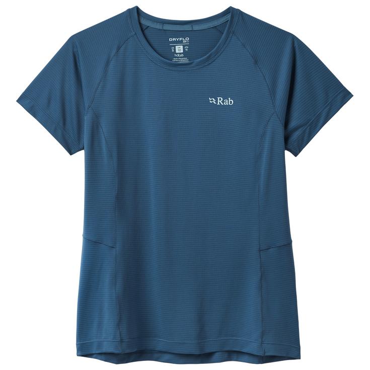 RAB Maglietta da trekking Sonic W's Tempest Blue Presentazione